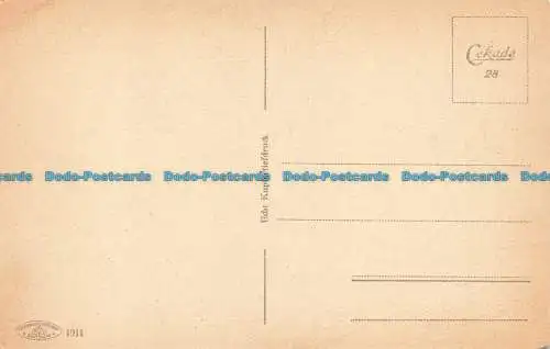 R655189 Nürnberg. Hallertor mit Blick zur Burg. Cramers Kunstanstalt. RP