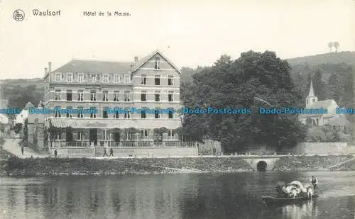 R654613 Waulsort. Hotel de la Meuse. Ern. Nels Thill. Nein. 12. Kollektion auf Augenhöhe