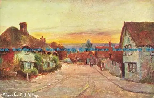 R655222 Isle of Wight. Shanklin Old Village. S. Hildesheimer. Fac Simile Serie