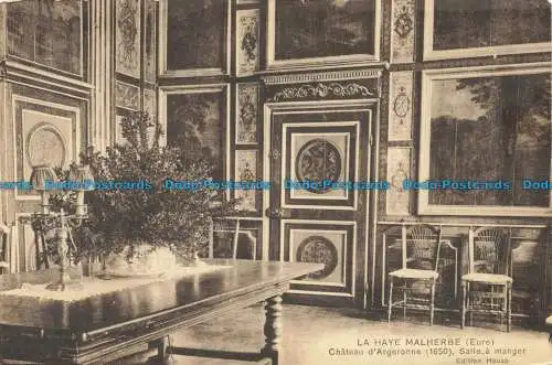 R655229 Haager Unkraut. Eure. Chateau d Argeronne. 1650. Esszimmer. Hauss