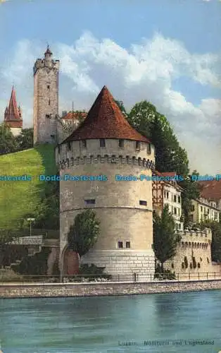 R655934 Luzern. Nolliturm und Luginsland. E. Goetz