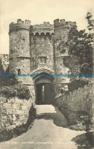 R655949 I. von Schloss W. Carisbrooke. Das große Tor. T. Piper