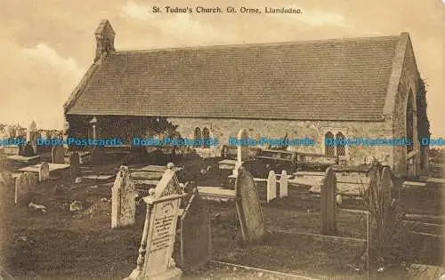 R654690 Llandudno. St. Tudno Kirche. Gt. Ulme. G.R. Thompson