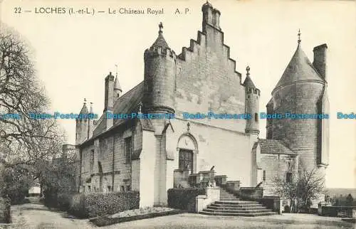 R654703 Loches. I. und L. Das königliche Schloss. A. Papeghin