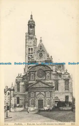 R656710 Paris. Kirche Saint Etienne du Mont. ND. Levy und Neurdein vereint