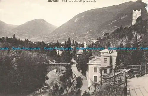 R655337 Meran. Blick von der Gilfpromenade. Lorenz Franzl