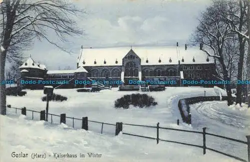 R654765 Goslar. Harz. Kaiserhaus im Winter. Stengel