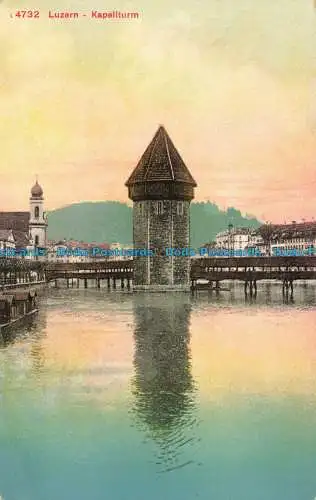 R656793 Luzern. Kapellturm. Photoglob