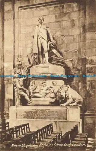 R656796 London. St. Paul Kathedrale. Nelson Monument. 1926