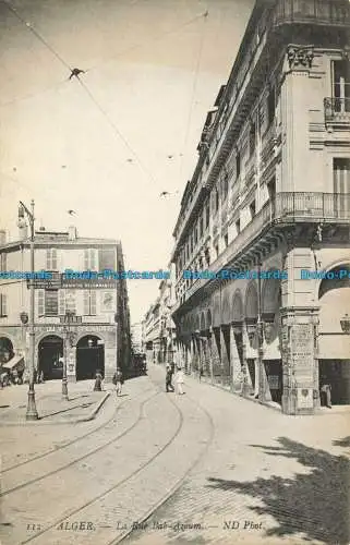 R656801 Algier. Die Rue Bab. Azoum. ND. Foto