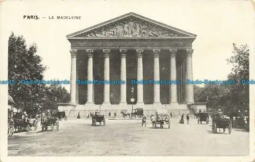 R655397 Paris. La Madeleine. Postkarte