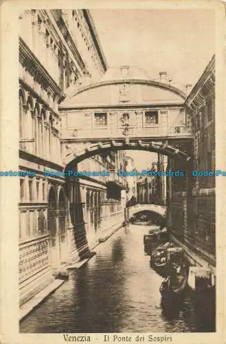 R656821 Venedig. Die Seufzerbrücke. S. Marco. A.T.V