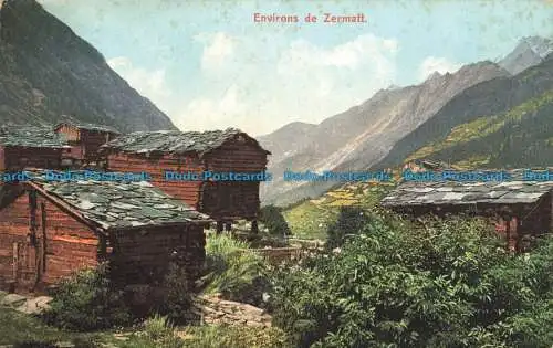 R655413 Umgebung von Zermatt. E. Rossier. Nein. 8121