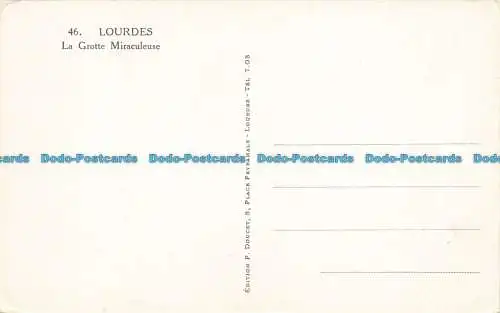 R655415 Lourdes. Die wundersame Höhle. P. Süß. Edlux