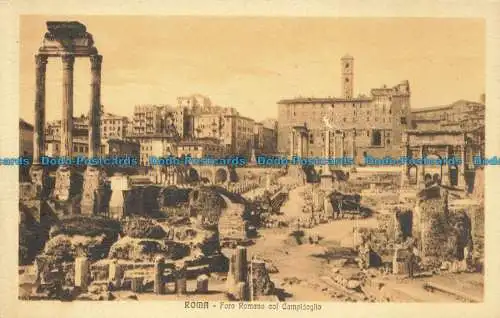 R655421 Rom. Forum Romanum mit Kapitol. S.T.A