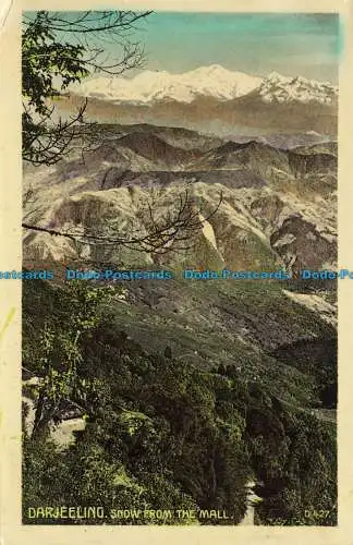 R656115 Darjeeling. Schnee aus der Mall. D. Makropolo