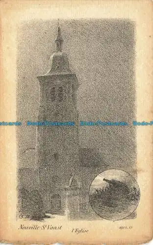 R656863 Neuville St. Vaast. l Kirche. Lafontaine. Nein. 102. 1914