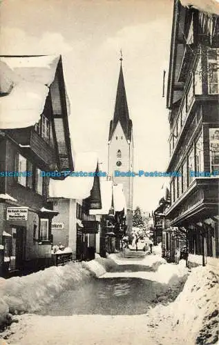 R656866 Kirchstraße. Oberstdorf im Allgau. Franz Milz