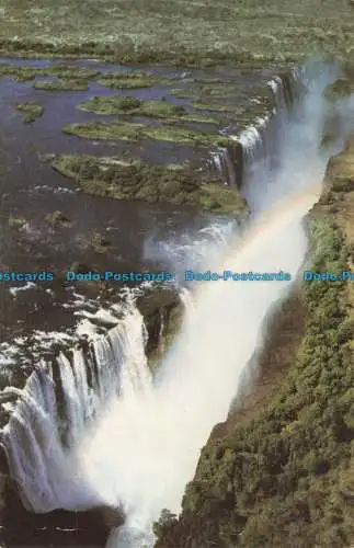 R656160 Victoria Falls. Luftaufnahme. E.P. und CP. Dbn