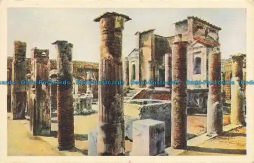 R655489 Pompeji. Tempel der Isis. A. Kroketten