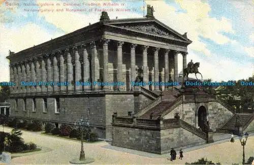 R655490 Berlin. Nationalgalerie und Denkmal Friedrichs Wilhelms IV.