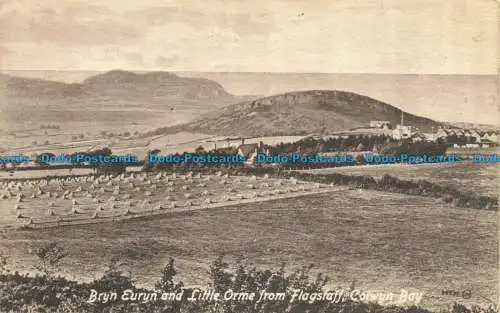 R657679 Colwyn Bay. Bryn Euryn und Little Orme von Flagstaff. R.E. Jones Bros.