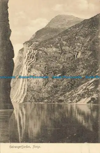 R655511 Norge. Geirangerfjorden. Oscar E. Kulls