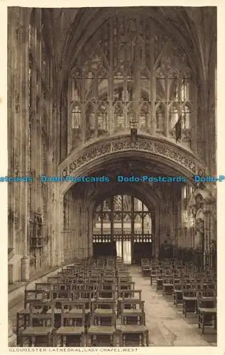 R655512 Gloucester Cathedral. Damenkapelle. West. Minchin und Gibbs