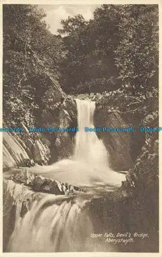 R656944 Aberystwyth. Teufelsbrücke. Upper Falls