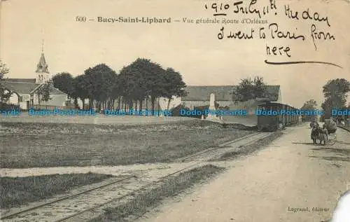 R657719 Bucy Saint Liphard. Übersicht Route d Orleans. Legrand