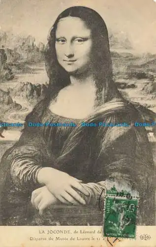 R656250 Louvre-Museum. Die Mona Lisa. E. Le Deley. Leonardo da Vinci