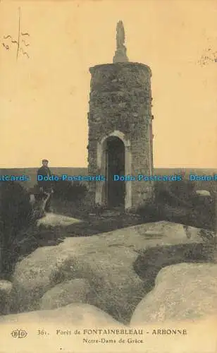 R656251 Wald von Fontainebleau. Arbonne. Notre Dame de Grace. E. Le Deley