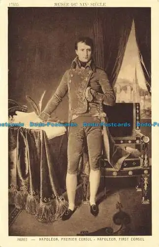 R656295 Museum aus dem 15. Jahrhundert. Napoleon. Erster Konsul. Braun und Cie. Ingres