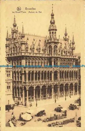 R656299 Brüssel. La Grand Place. Haus des Königs. Ern. Thill. Nels