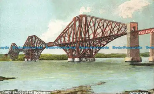 R657786 in der Nähe von Edinburgh. Forth Bridge. Schloss Serie