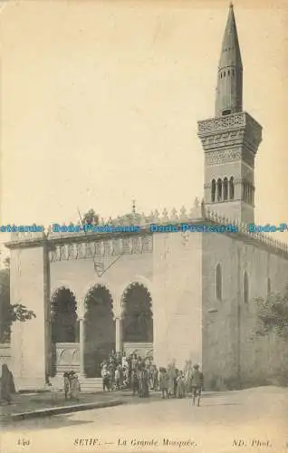 R655620 Setif. Die Große Moschee. Neurdein und Co. ND. Foto. 1917