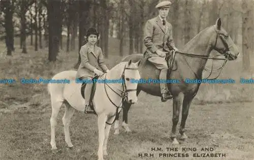 R657801 H.M. Der König und H.R.H. Prinzessin Elizabeth. C.W. Faulkner. Serie.