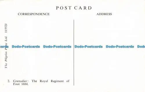 R657046 Grenadier. Das königliche Fußregiment. Die Pilgerpresse