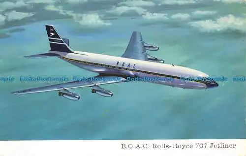 R657813 B.O. A.C. Rolls Royce 707. Jetliner. Boeing Flugzeug