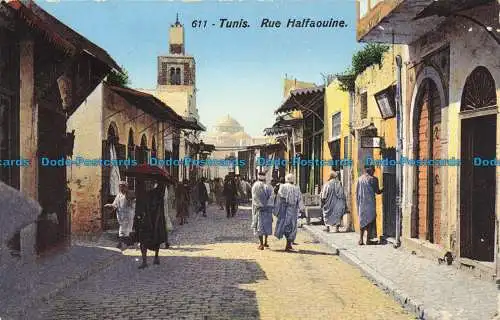 R658461 Tunis. Rue Halfaouine. Lehnert und Landrock