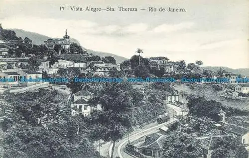 R658475 Fröhliche Aussicht. Sta. Thereza. Rio de Janeiro. V.M. und C