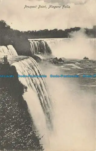 R655683 Niagarafälle. Prospect Point. F.H. Leslie