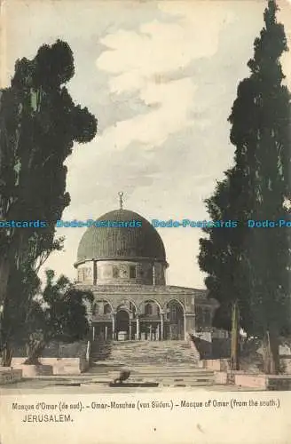 R657101 Jerusalem. Moschee von Omar. Aus dem Süden