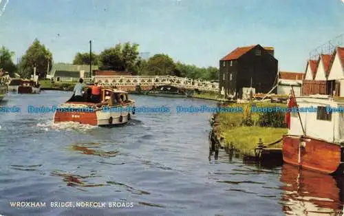 R657885 Wroxham Bridge. Norfolk Broads. J. Lachs. 1963