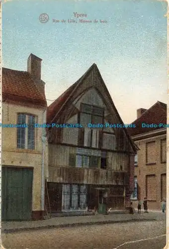 R656428 Ypern. Rue de Lille. Holzhaus. Lux. Ser. 104. 2