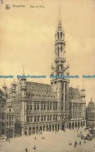 R657158 Brüssel. Rathaus. Ern. Nels Thill. Serie. 1. Nein. 8