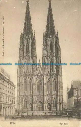 R657163 Koln. Der Dom. Carl v.d. Boogaart. Nein. 1358