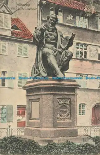 R657164 Nürnberg. Hans Sachs Denkmal