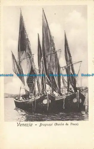 R657176 Venedig. Höschen. Fischerboote. Englischer und amerikanischer Store. Kodaks