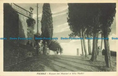 R659311 Fiesole. Bischofsruhe und Villa Medici